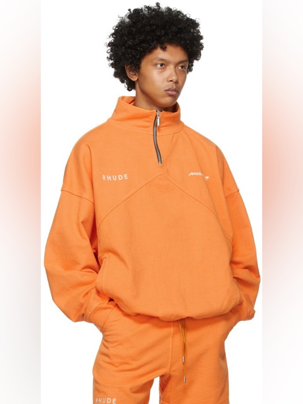 Rhude McLaren quarter zip